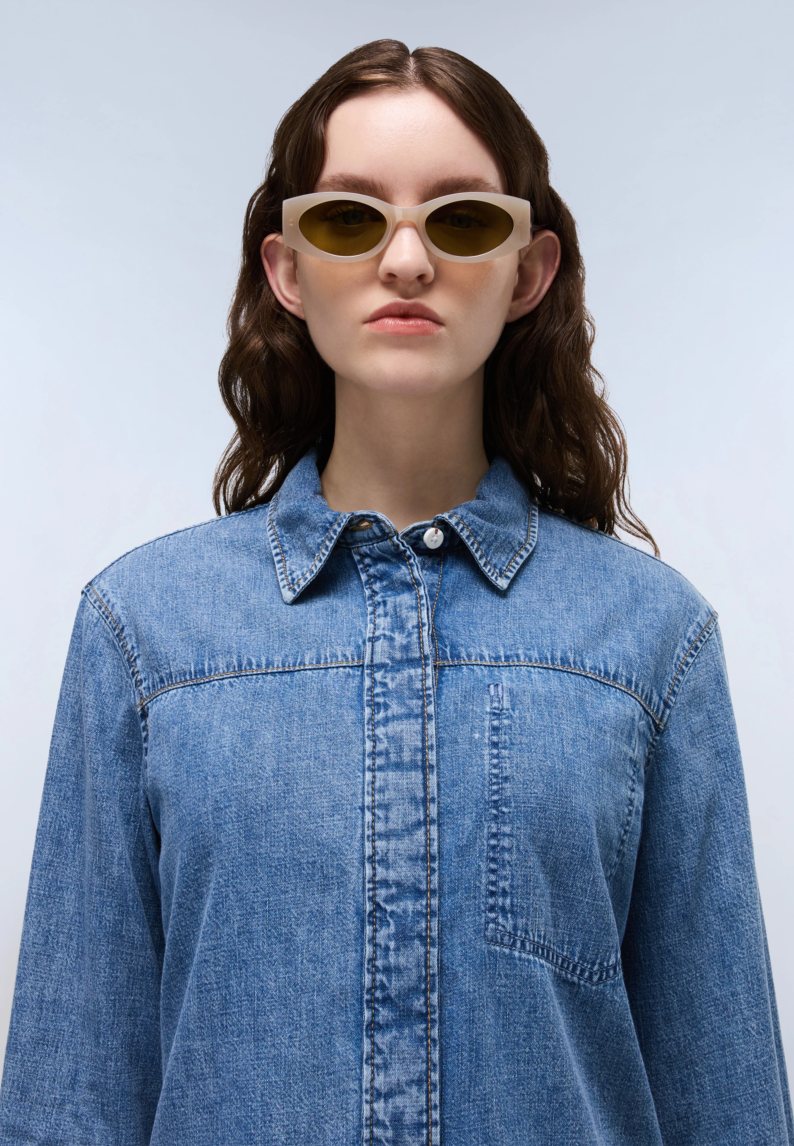Cimonde Denim Long Sleeve Shirt - Image 2