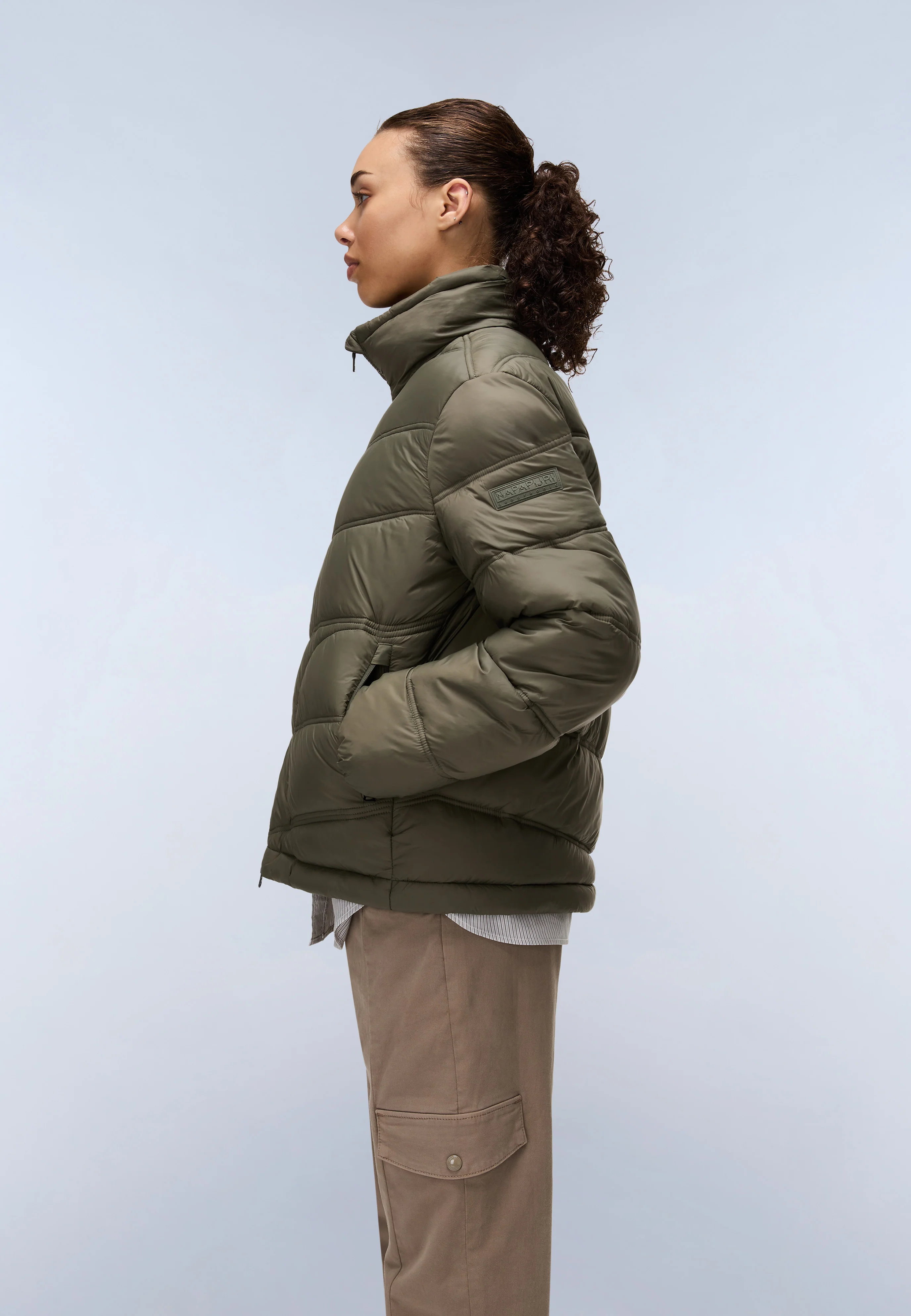 Ega Short Puffer Jacket - Image 3