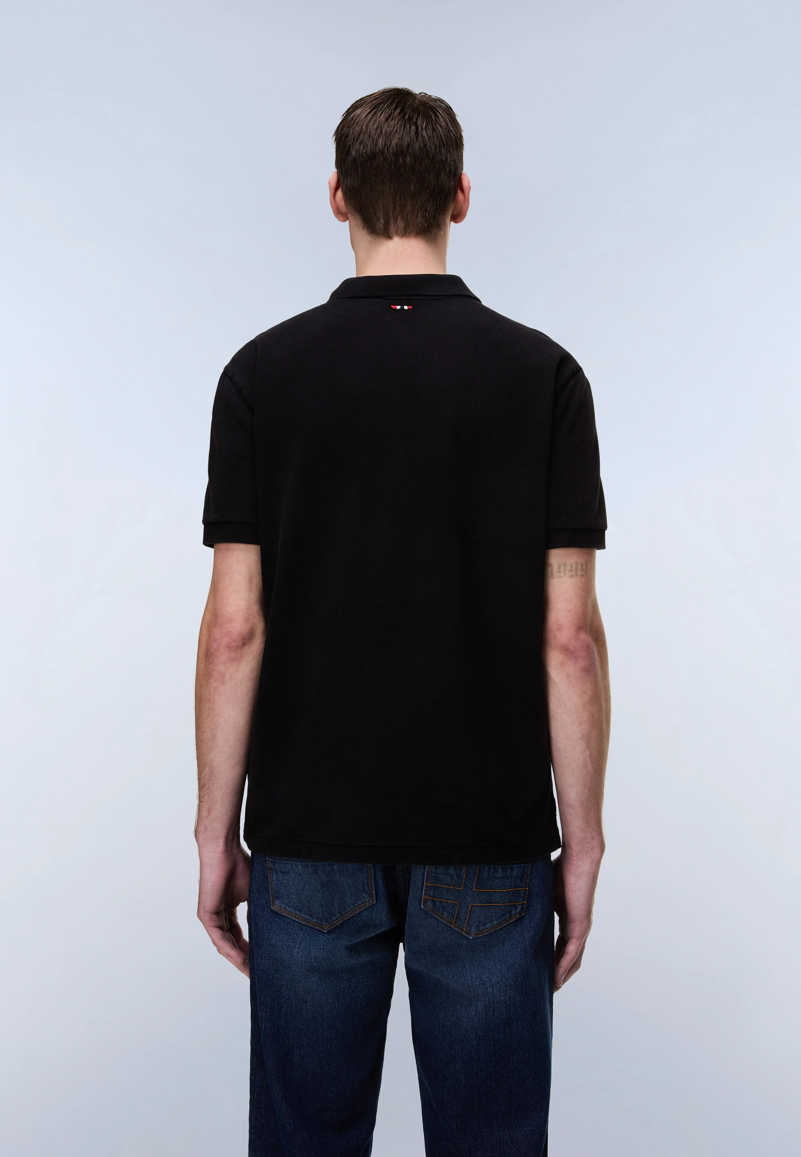 Elbas Short Sleeve Pique Polo Shirt - Image 3