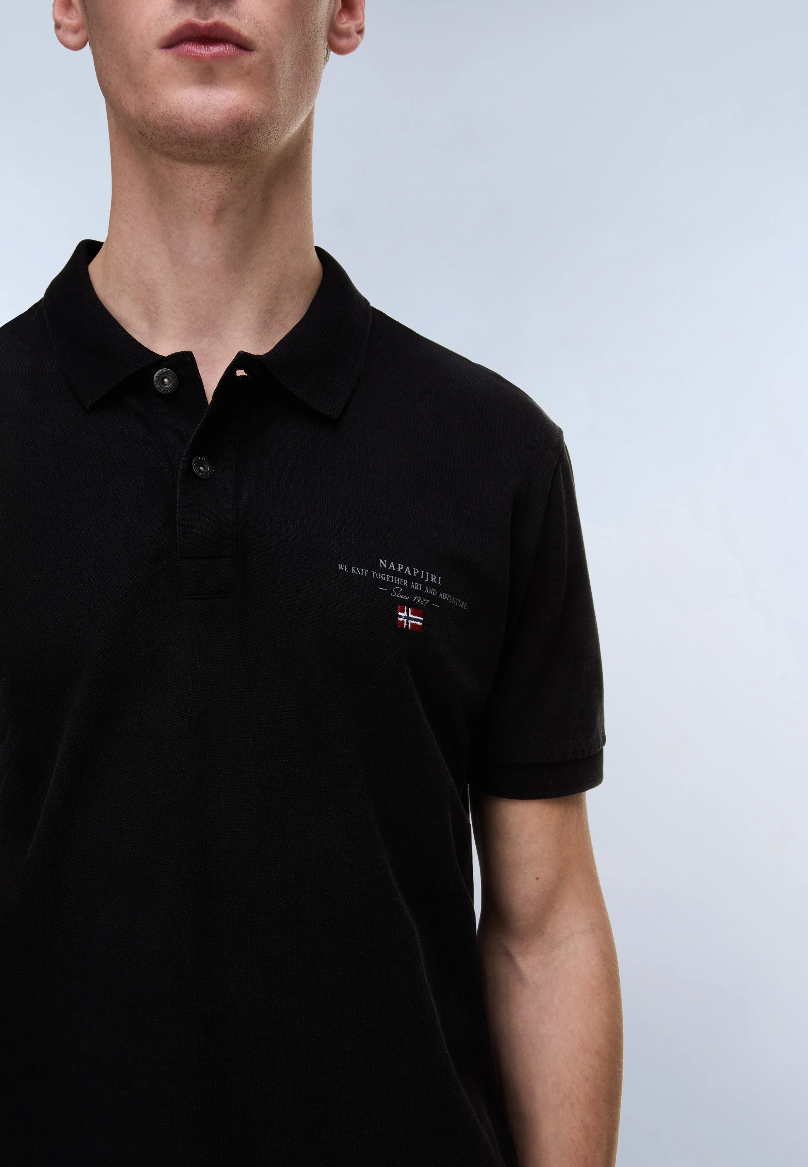 Elbas Short Sleeve Pique Polo Shirt - Image 4