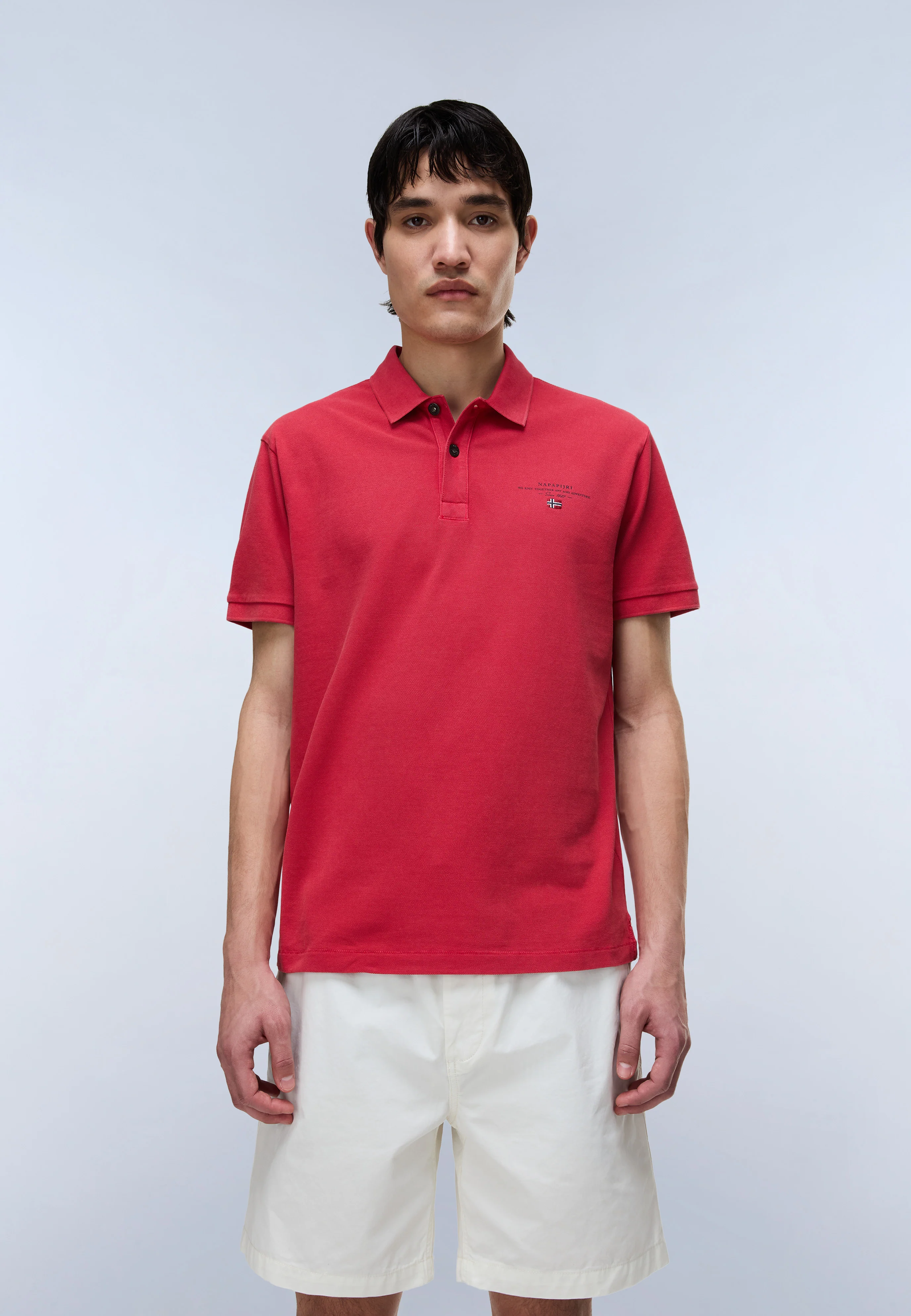 Elbas Short Sleeve Pique Polo Shirt - Image 2