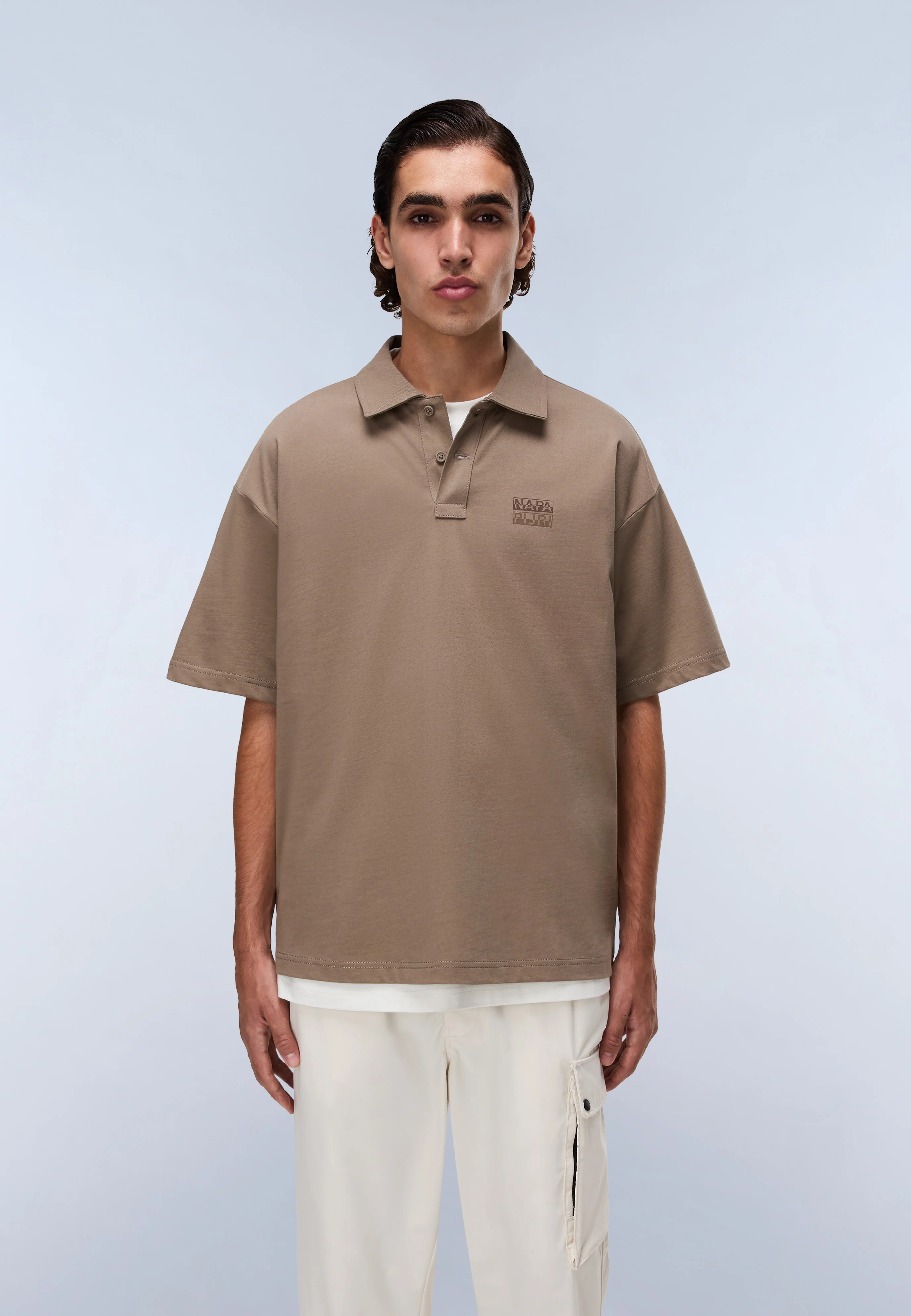 Elevated Logo Jersey Short Sleeve Polo Shirt - Image 4