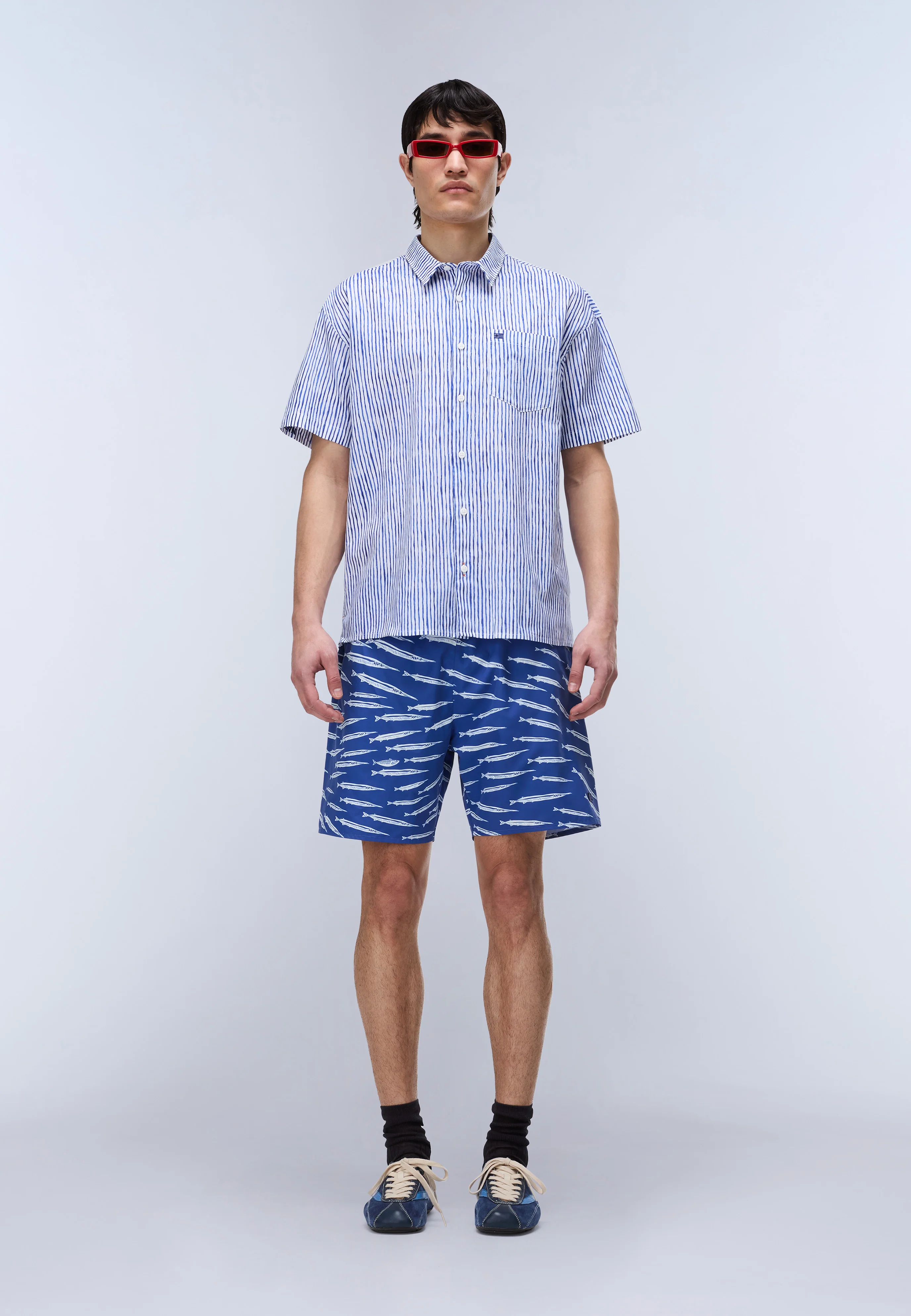 Elior Print Short Sleeve Shirt - Image 3