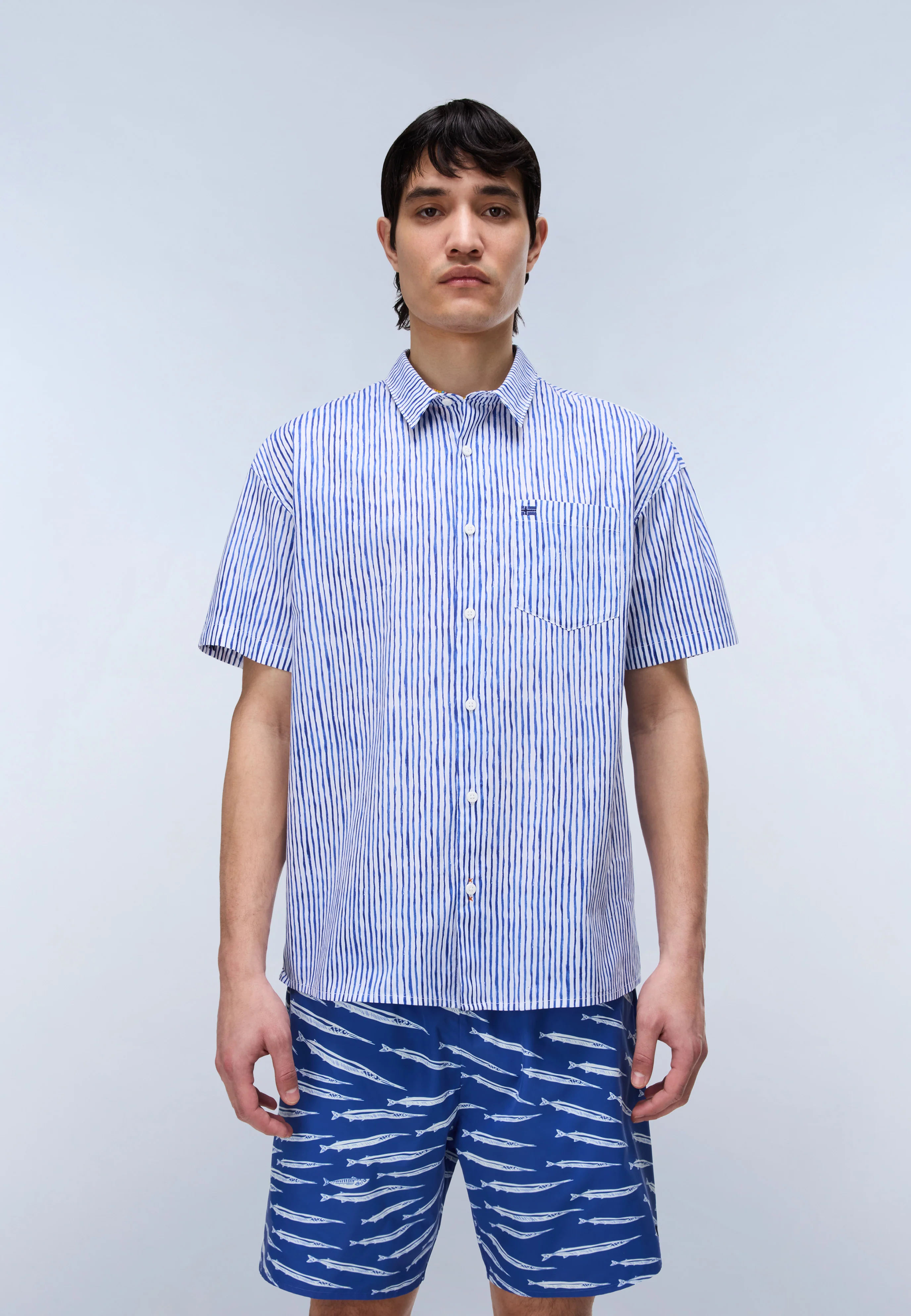 Elior Print Short Sleeve Shirt - Image 4