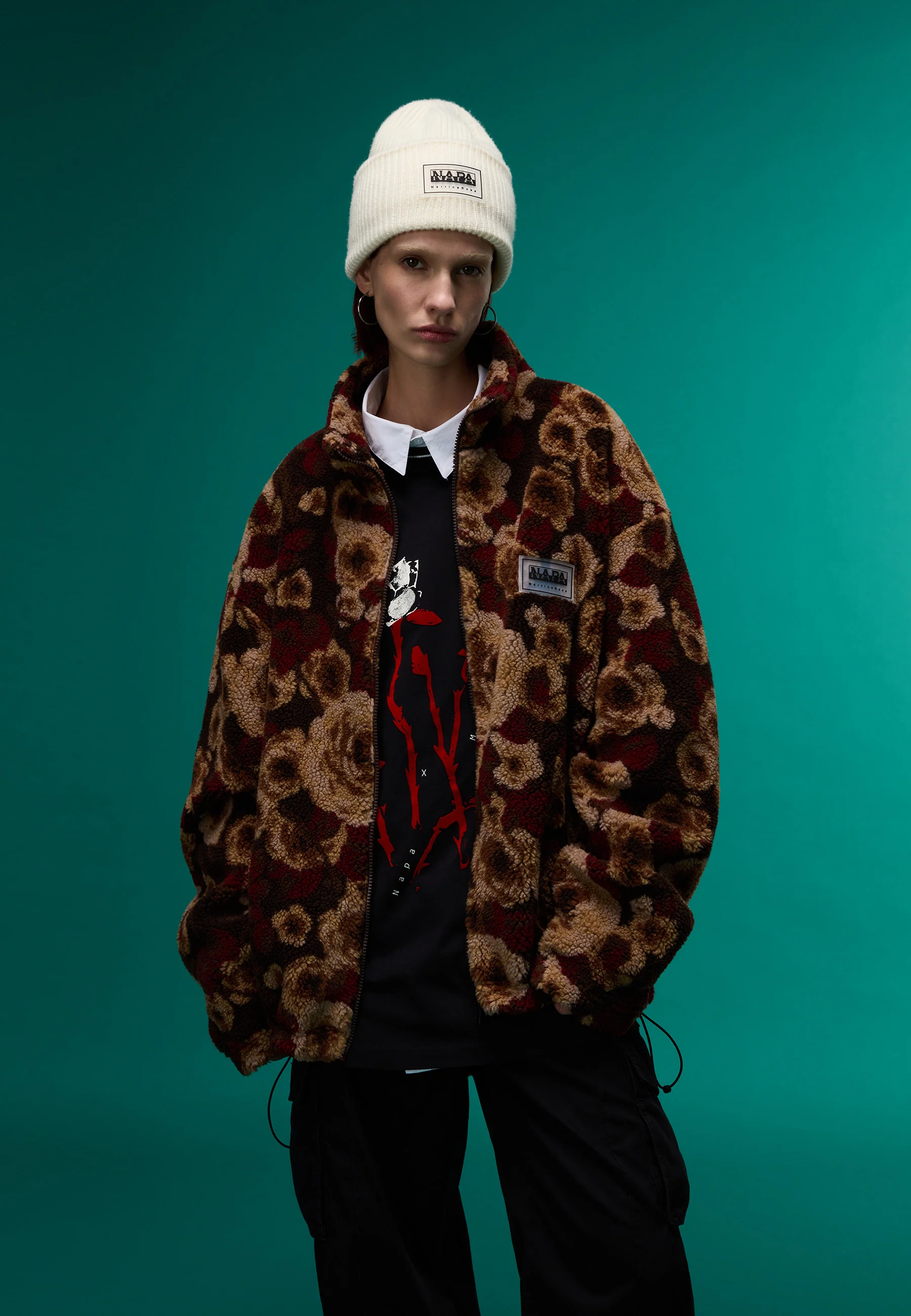 Emin Jacquard Full-Zip Fleece - Image 3
