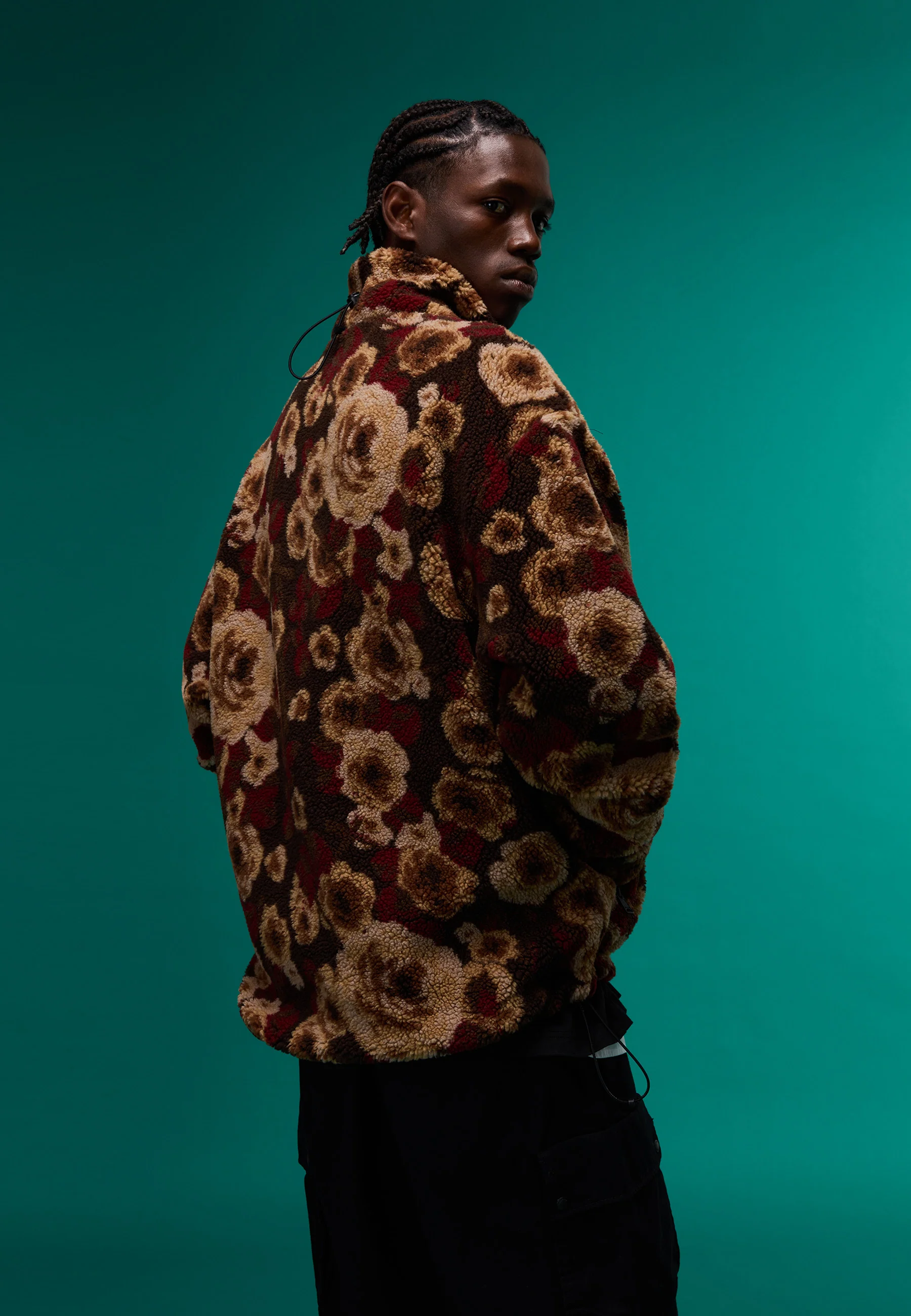 Emin Jacquard Full-Zip Fleece - Image 4