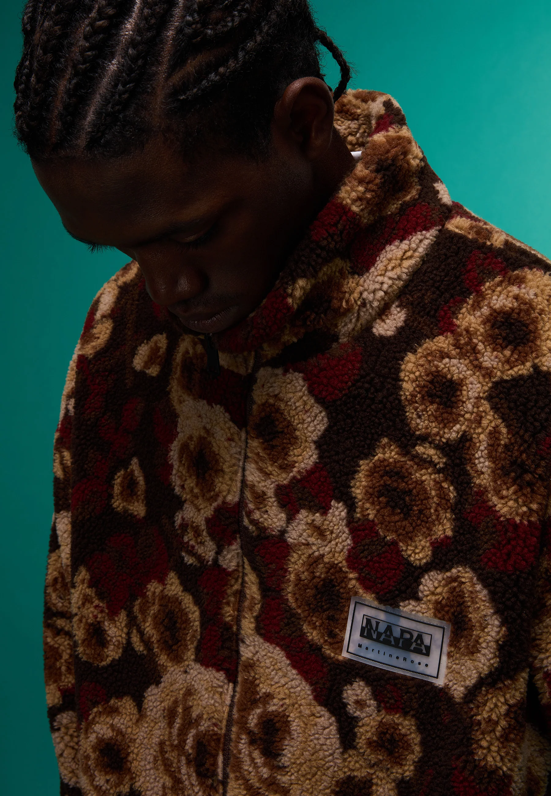 Emin Jacquard Full-Zip Fleece - Image 5