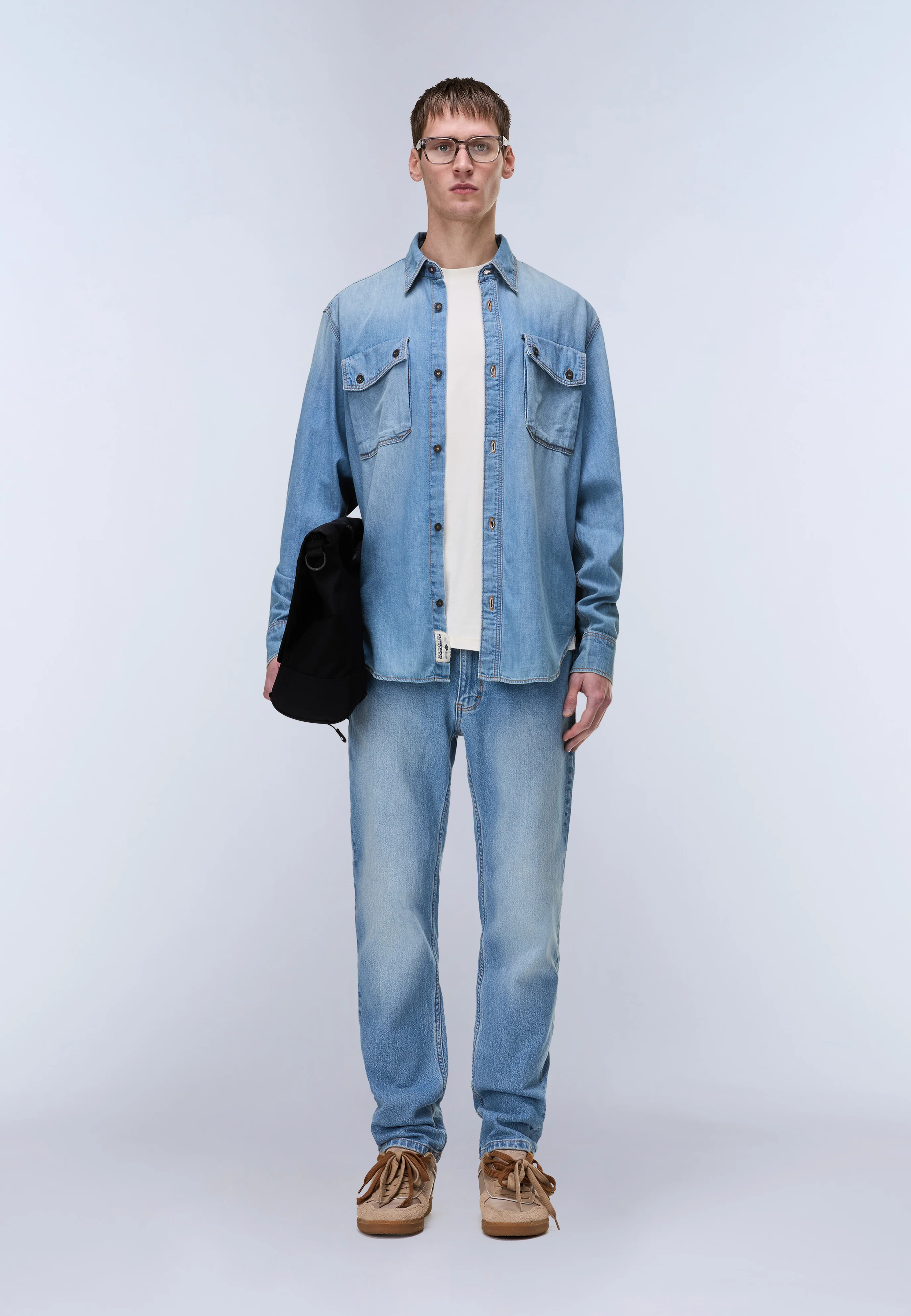 Kiene Denim Long Sleeve Shirt - Image 3