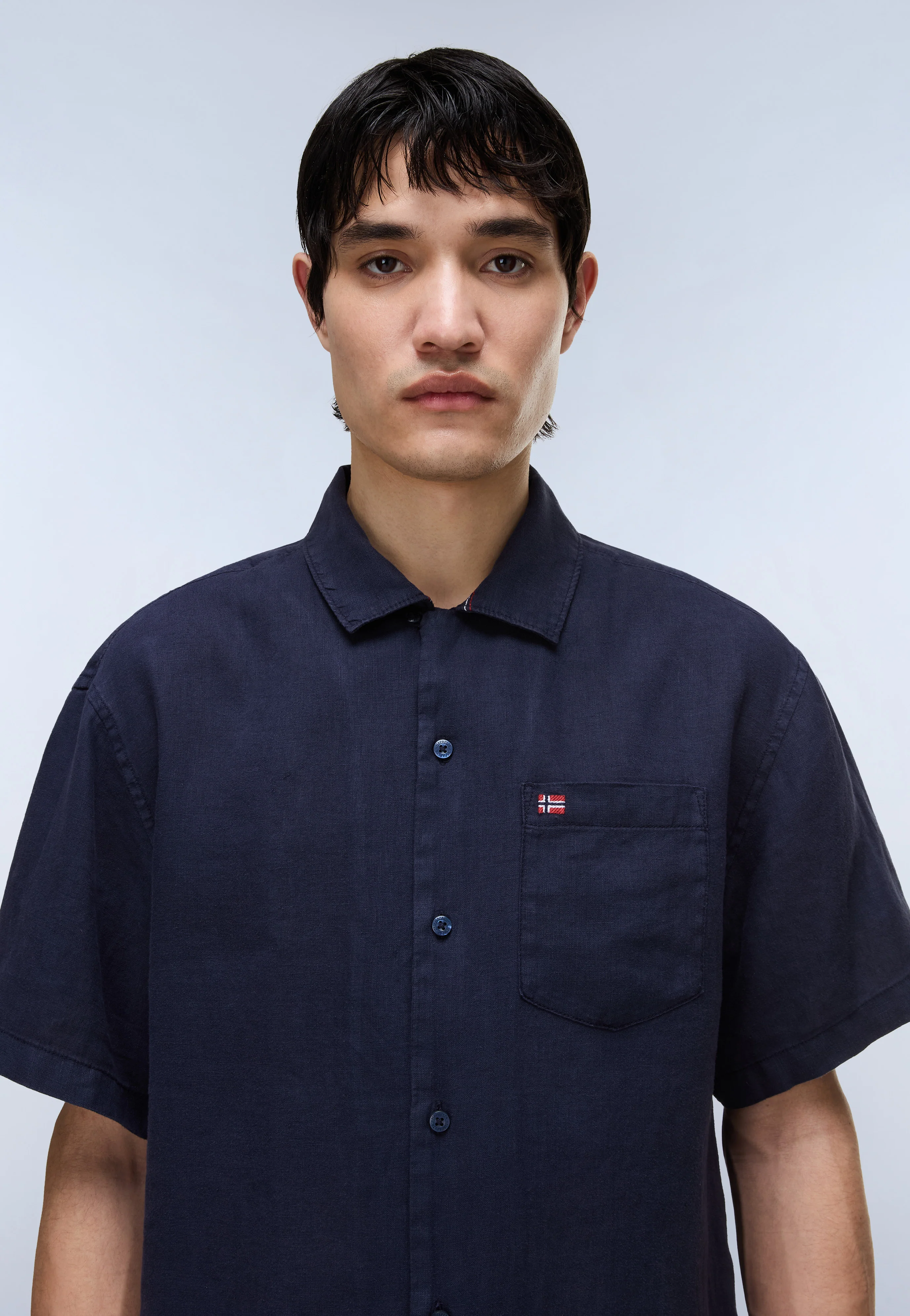 Linen Short Sleeve Shirt - Image 2
