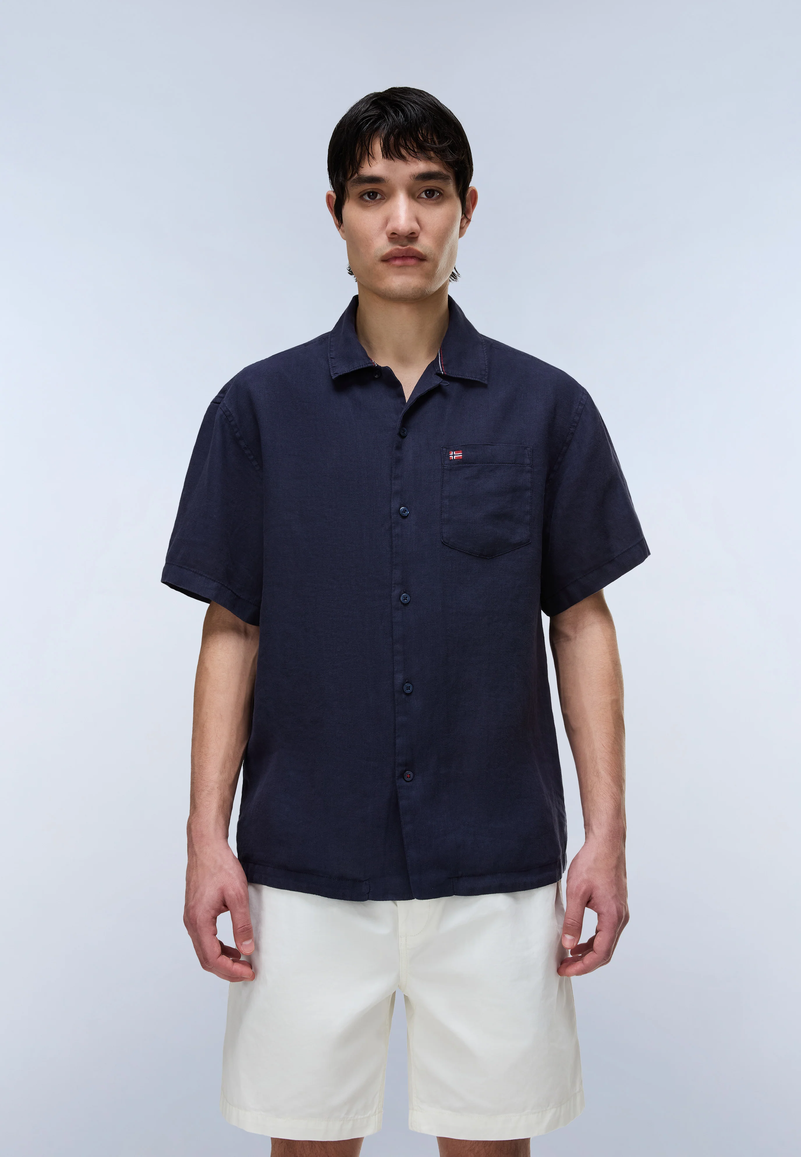 Linen Short Sleeve Shirt - Image 3
