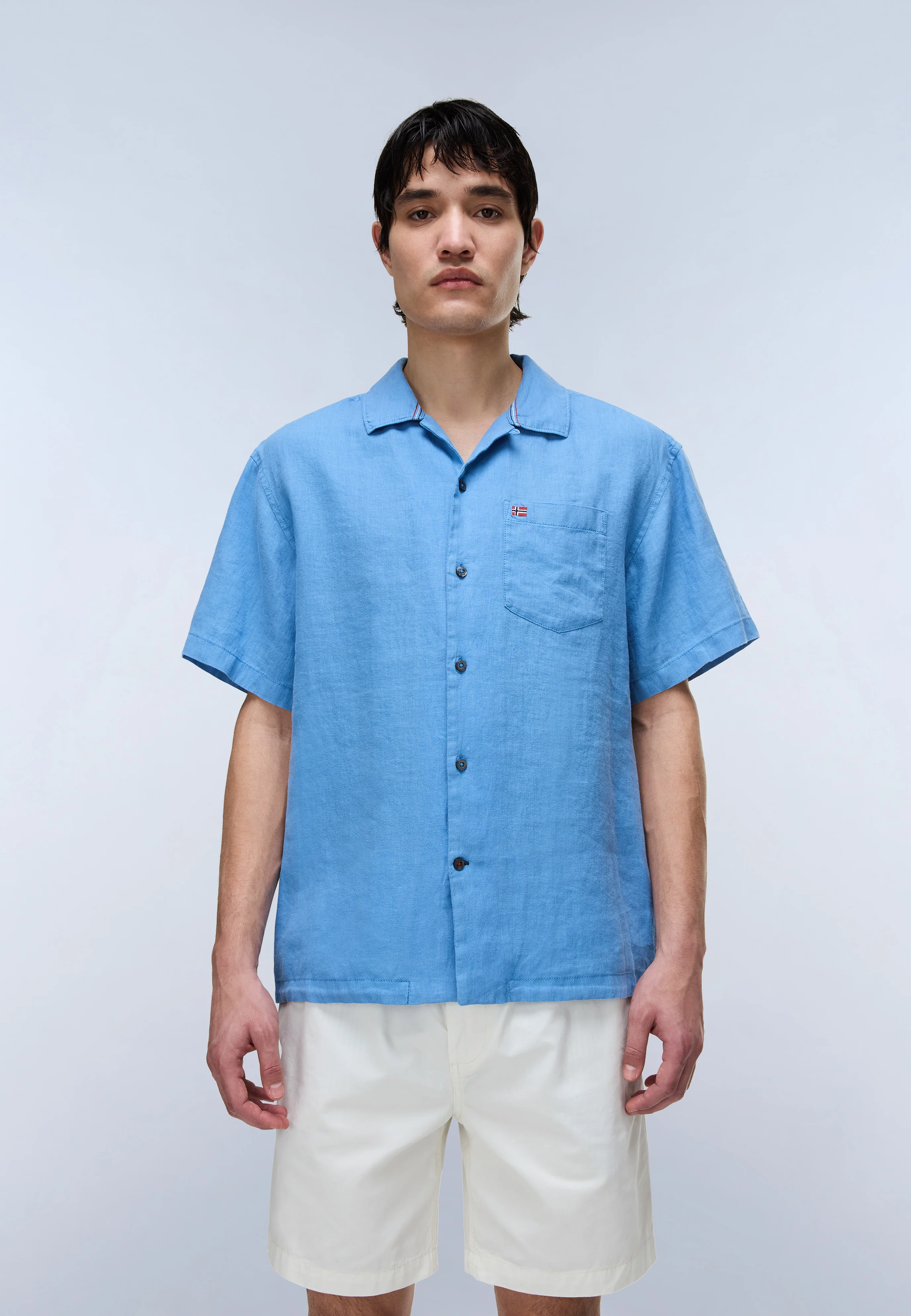 Linen Short Sleeve Shirt - Image 3