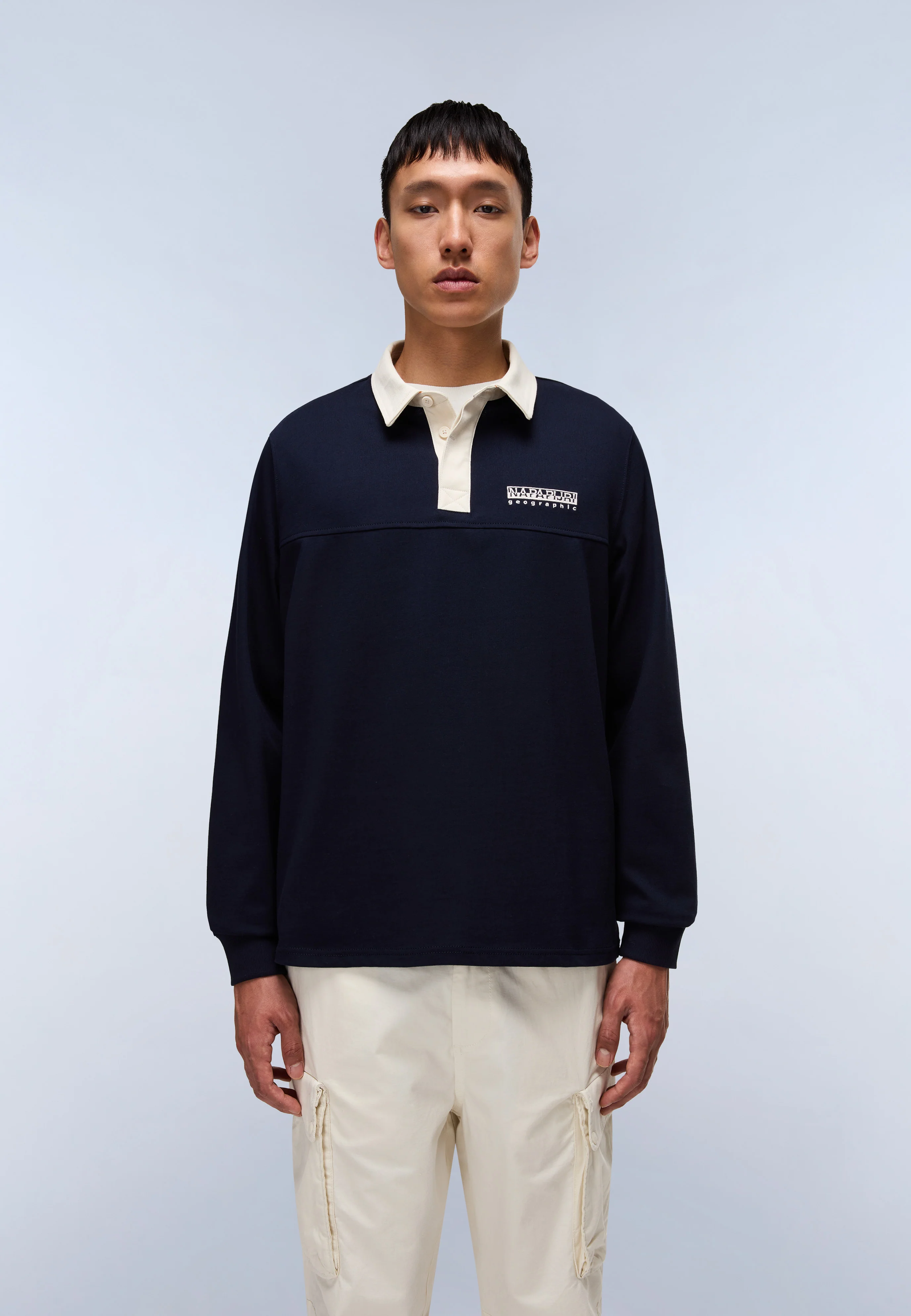 Mont Jersey Long Sleeve Polo Shirt - Image 3