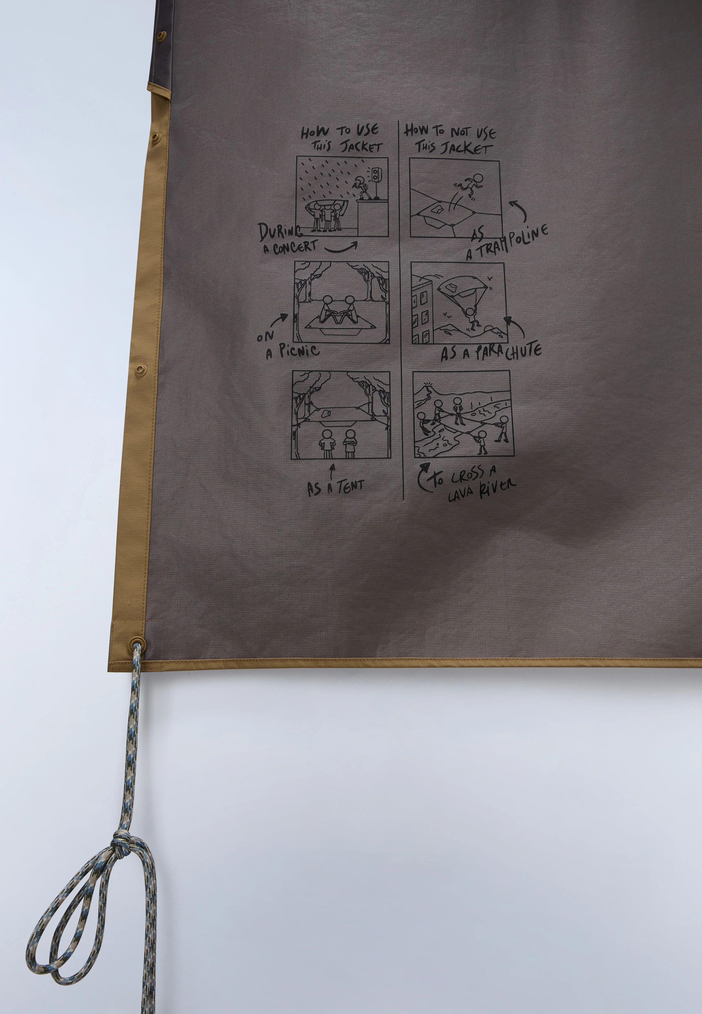 Raincape Anorak Jacket - Image 9