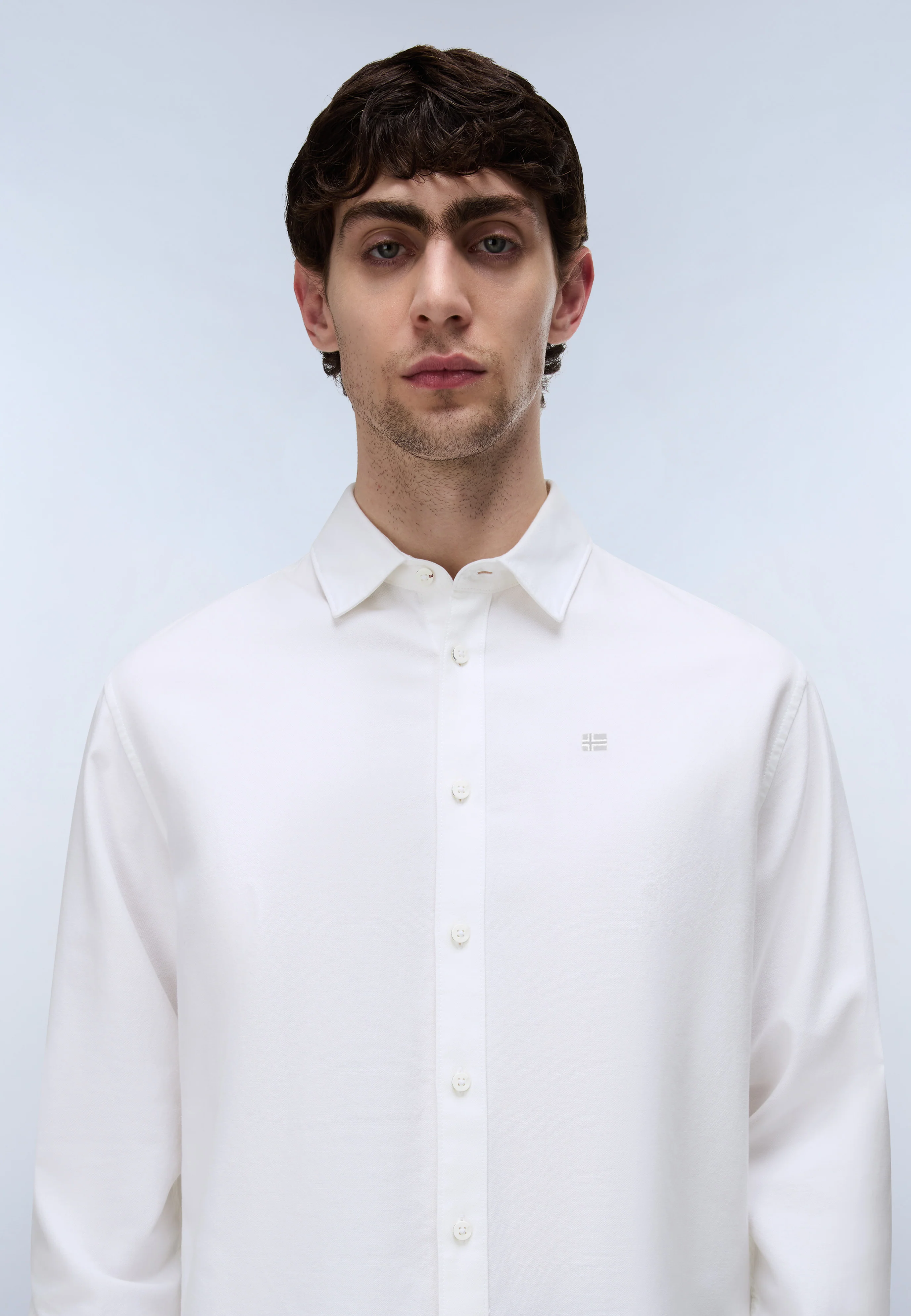 Terra Long Sleeve Oxford Cotton Shirt - Image 2