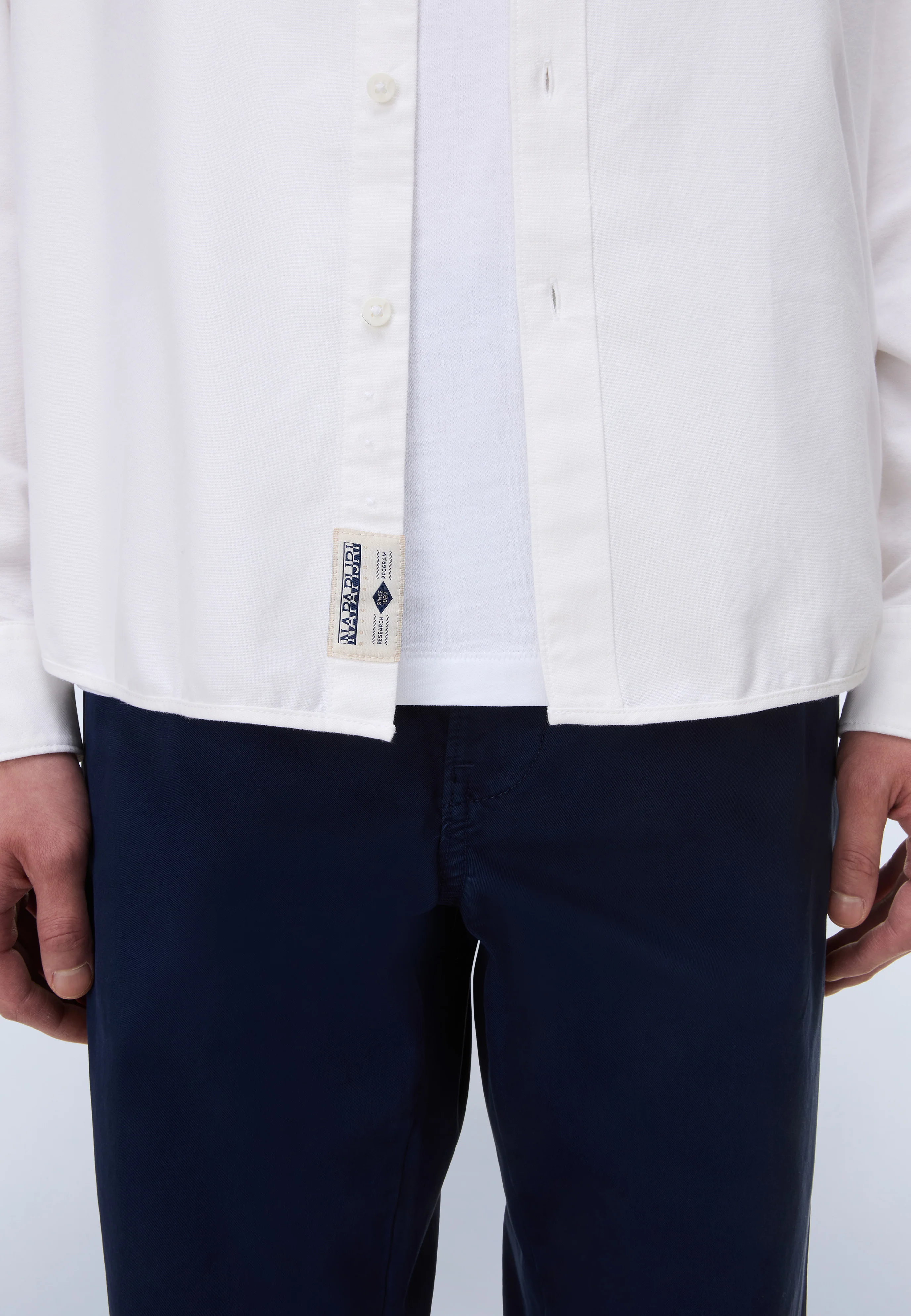 Terra Long Sleeve Oxford Cotton Shirt - Image 6