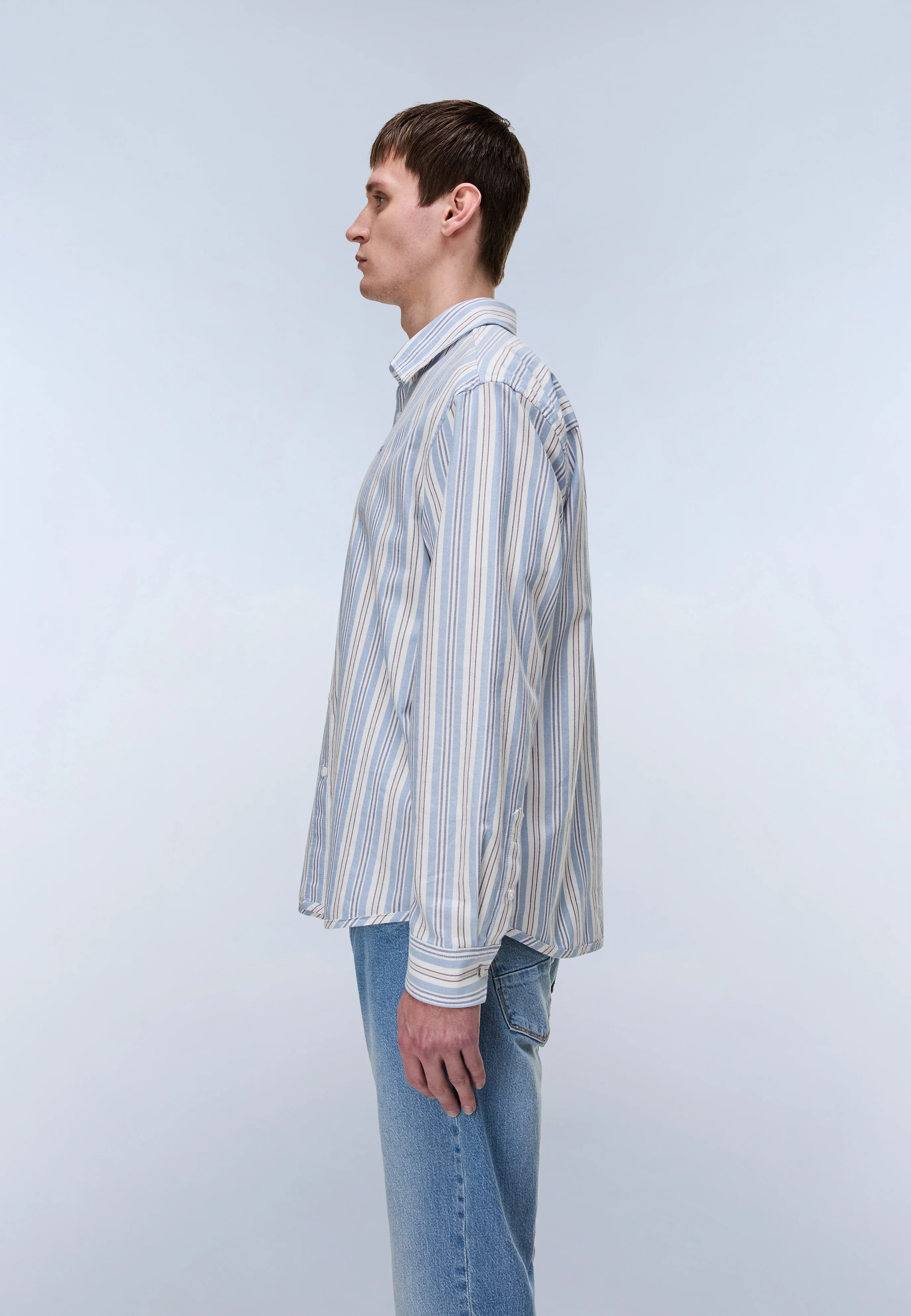 Terra Long Sleeve Oxford Cotton Shirt - Image 4
