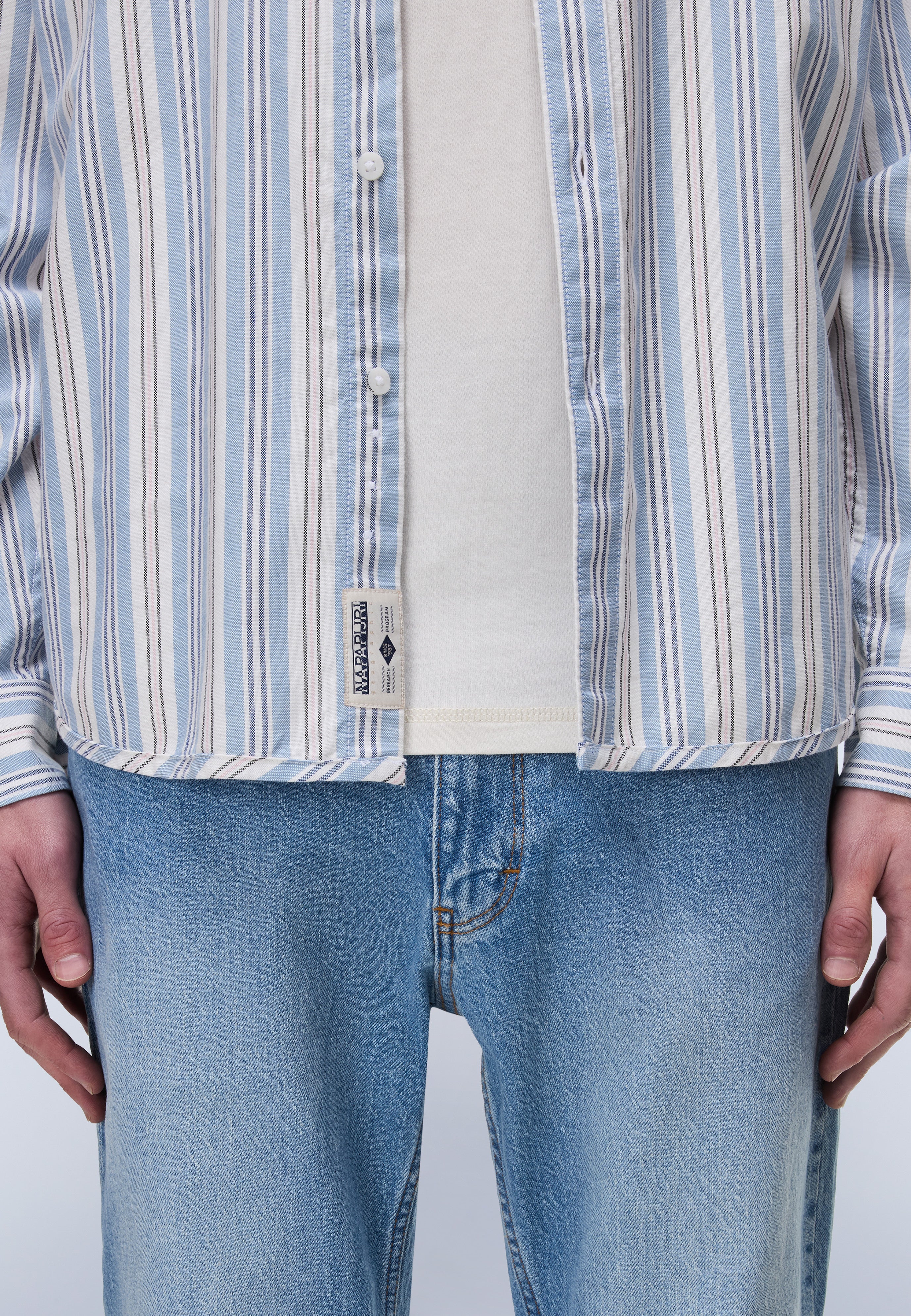 Terra Long Sleeve Oxford Cotton Shirt - Image 6