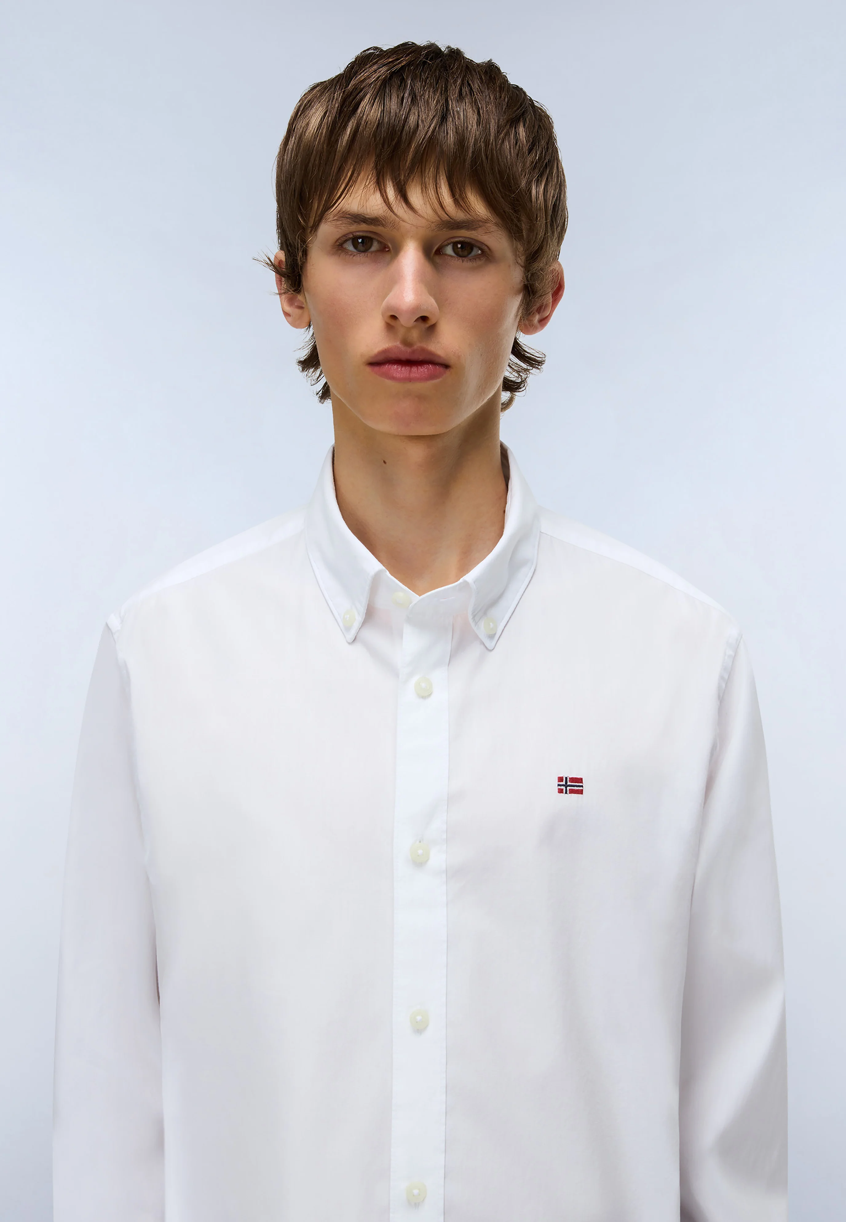 Terra Long Sleeve Poplin Cotton Shirt - Image 2