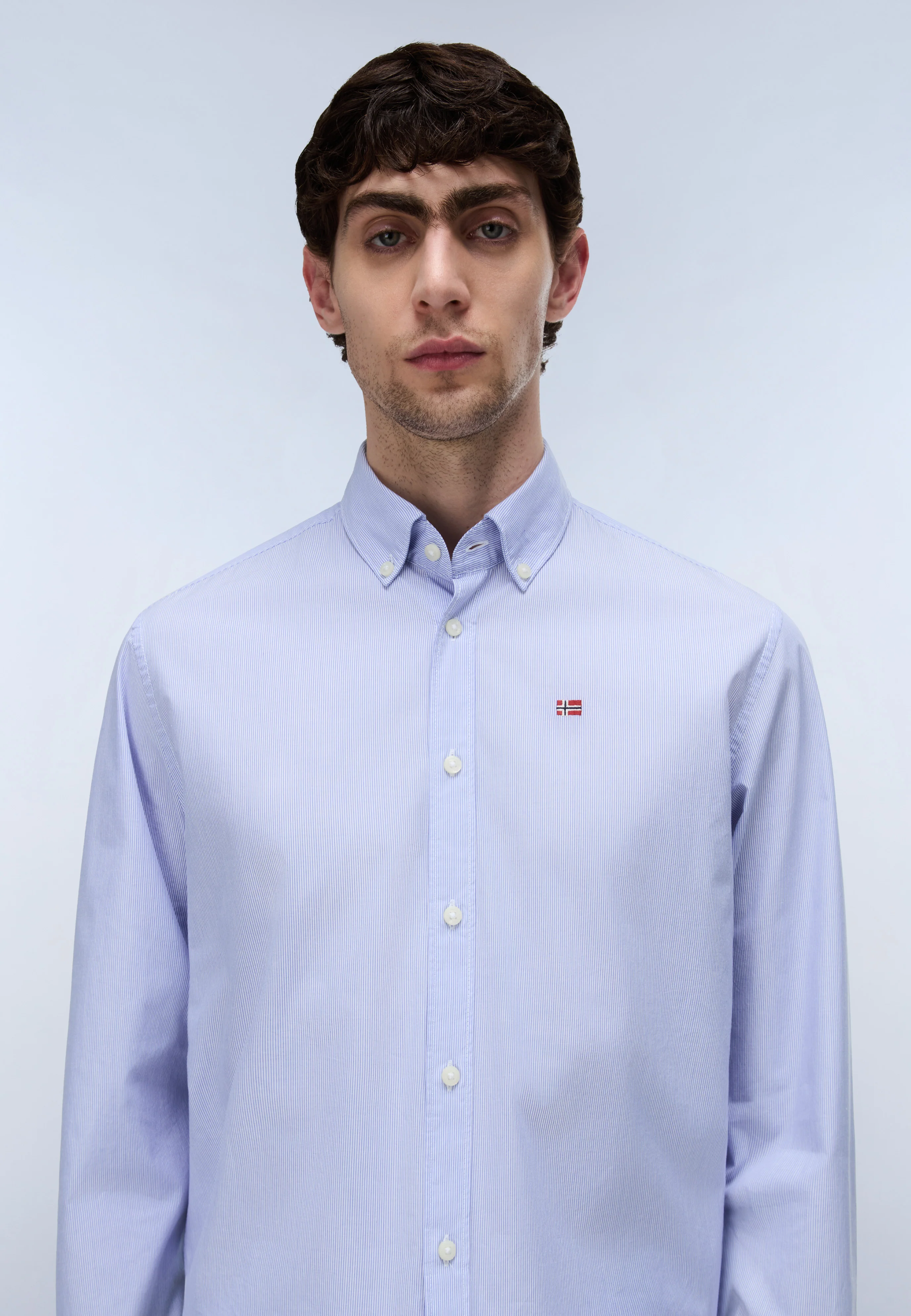 Terra Long Sleeve Poplin Cotton Shirt - Image 2